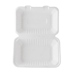 Boîte à déjeuner jetable biodégradable écologique, boîte à <span class=keywords><strong>bento</strong></span> à charnière pour poulet frit, vente en gros - Product Image 2