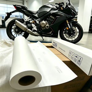 Vinilo Polimérico <span class=keywords><strong>de</strong></span> Alta Adhesión para Carreras, 4 y <span class=keywords><strong>6</strong></span> Mil, Sin Burbujas, Autoadhesivo, Material <span class=keywords><strong>de</strong></span> Impresión Duradero para Motores - Product Image 1