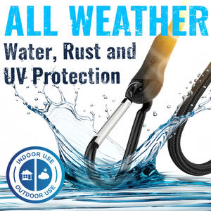 ชุดเชือกบันจี้จัมพร้อมตะขอเหล็กกลม เชือกโพลีเอสเตอร์ยืดหยุ่น สำหรับงานกลางแจ้ง ผู้ที่ชื่นชอบการทำสวน ใช้งานหนัก ทนทาน เหมาะสำหรับยึดเต็นท์และกระเป๋าเดินทาง - Product Image 2