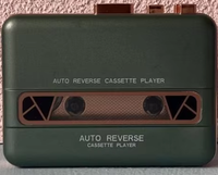 Lecteur de cassettes rétro à inversion automatique, Walkman vert et rose, enregistreurs et lecteurs de cassettes, pour les passionnés d'audio vintage