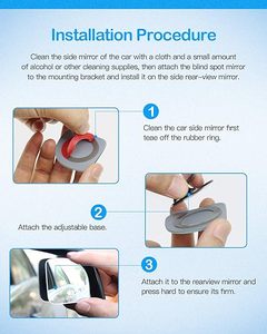 High Definition Wide-Angle Reversing Adjustable Automotive Auxiliary Blind Spot <b>Mirror</b> New Condition - Product Image 6
