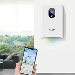 BMS 및 휠이있는 하이브리드 그리드 가정용 태양광 시스템용 <span class=keywords><strong>24V</strong></span> 15KWh LiFePO4 배터리 팩 - Product Image 4