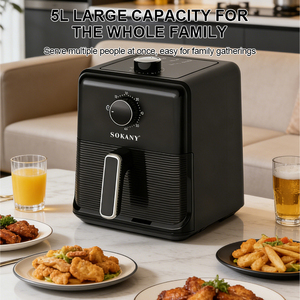 Friteuse à air SOKANY 10131 neuve de 5 L sans huile, le meilleur nouvel appareil de cuisine pour un usage domestique - Product Image 3