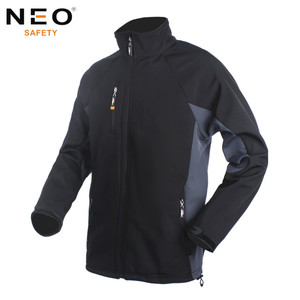 Veste Softshell <span class=keywords><strong>NEO</strong></span> Durable avec Capuche Amovible, Imperméable et Respirante, Logo Personnalisé Disponible, Plusieurs Couleurs, Unisexe, pour Chantier - Product Image 5