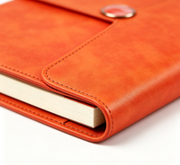 Cuaderno A5 de piel sintética de vaca con tacto suave, con botón a presión de mármol, 100 hojas de papel forrado con protección para los ojos, diario de negocios
