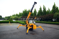 Mini-grue araignée électrique et diesel à double alimentation Jekko Cranes, grue araignée sur chenilles pour divers besoins de levage