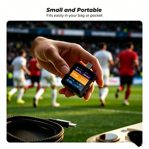 Amplificateur domestique USB-C vers 3,5 mm HiFi <span class=keywords><strong>DAC</strong></span> pour matchs de football avec son stéréo 2 canaux pour diffusion en direct - Product Image 6