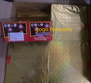 Happy Boom Shoot Cake 1'' 100 disparos Fuegos artificiales de celebración Año Nuevo Venta al por mayor de fábrica de fuegos artificiales Exportación de alta calidad GOGO Fireworks - Product Image 2