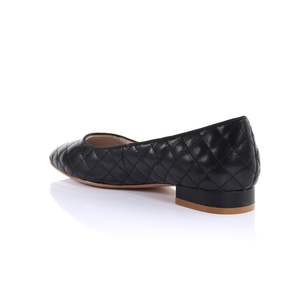 Pantofole da Ballerina classica in pelle a punta quadrata - Product Image 5