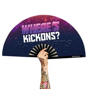 Abanico Chino Grande de Bambú de 13.3 Pulgadas <span class=keywords><strong>con</strong></span> Logotipo, Abanico Promocional de Nailon para <span class=keywords><strong>Taichi</strong></span>, Abanico Personalizado - Product Image 2