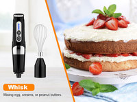 Le Blender Mini Beast Plus Mixer 4 en 1, Mixeur Plongeant Multifonctionnel Sans Fil avec 3 Accessoires