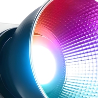 Pour HB80C 80W Mini Lumière Vidéo LED Continue RGB COB Température de Couleur 2500-8500K Batterie Intégrée 72Wh Contrôle par Application Charge Rapide PD