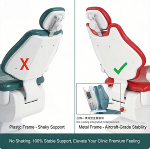 <strong>Dental</strong> Chair <strong>Unit</strong> With Denmark Linak Motor 9 Memory Positions 90&deg;Rotatable Side Box Metal Backrest <strong>Dental</strong> Equipment <strong>Dental</strong> Chair - Product Image 6