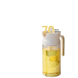 Gravity Oil Container Glass With <b>Plastic</b> Lid Leak Resistant For <b>Kitchen</b> Use L Size - Product Image 2