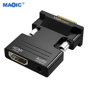 Cables Commonly Used Accessories hdmi to vga adapter convertor adaptador hdmi to vga converter with audio output