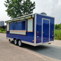 Camion de restauration rapide avec cuisine complète, remorque de restauration, conteneur pour pizzas et burgers, restaurant-bar à vendre aux États-Unis et en Australie