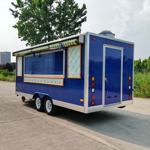 YLROAD 5m Custom Mobile Food Truck with Commercial Deep Fryer Fast Food and Snack Trailer for the European Market - Product Image 3