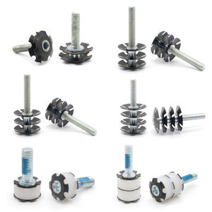 OEM ODM M6 M8 M10 M12 Nylon negro al aire libre paraguas Silla <span class=keywords><strong>de</strong></span> escritorio tubo a tubo estrella <span class=keywords><strong>girasol</strong></span> roscado Tuercas <span class=keywords><strong>de</strong></span> conexión insertos - Product Image 1