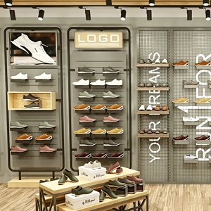 Shoe Shop Display Shelf Decoration Furniture Custom Ladies Luxury Brand Bag Store Display Rack Store Decoration Renovation - Product Image 3