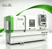 Torno CNC de Cama Plana CK6150, 500 mm de Diámetro de Torneado, 1000 mm de Longitud de Trabajo, Máquina de Torneado CNC de Precisión