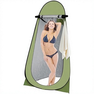 Kit de Inodoro Portátil para Camping, Carpa de Privacidad Plegable, Carpa de Verano, 12 Bolsas de Inodoro, Duchas Lavables para Exteriores, Vestidores - Product Image 1