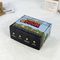 Nouvelles boîtes d'expédition en carton ondulé holographique recyclable 2025, personnalisées, avec laminage mat, pour envois aériens, luxe moderne