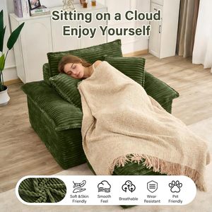 Sofá Cama Modular de Diseño Moderno 2026, Sofá Seccional de Corduroy Comprimido al Vacío, Chaise Longue Individual para Sala de Estar - Product Image 4