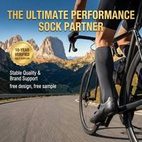 Chaussettes de cyclisme en nylon ultra-légères en maille respirante avec logo personnalisé pour l'été, évacuation de l'humidité, OEM/ODM, pour le vélo de route
