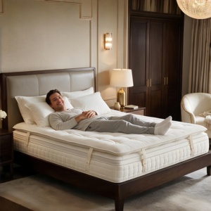 Luxury Handmade Premium <b>Memory</b> <b>Foam</b> <b>Mattress</b> Twin Full Queen King Size Medium Firm Ergonomic Knitted Cover Hotel Home Use - Product Image 2