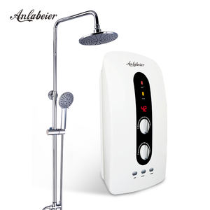 Calentador Instantáneo de Ahorro de Energía para el Hogar, Núcleo de Acero Inoxidable Duradero, Perilla LED, Bomba de Refuerzo - Product Image 1