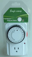 Sakelar Timer Digital Otomatis Ramah Lingkungan 2-Outlet - Pengontrol Terprogram 24 Jam untuk Lampu Natal dan Sistem Penyiraman Taman