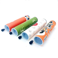 Emballage en tube de papier rigide pour sushis, de qualité alimentaire, personnalisé, en forme de cylindre, en rouleau