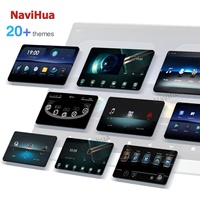 Navihua Monitor de Reposacabezas con Pantalla Táctil Android de 13.3 Pulgadas, Reproductor MP5 para Entretenimiento en el Asiento Trasero, Reproductor de DVD para Auto