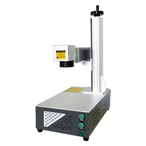 50W Recus printer laser 30W serat laser ukiran logam perhiasan pelat baja tahan karat mesin penanda laser