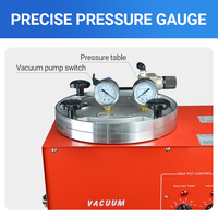 Inyector de cera para hacer moldes de joyería Máquina de inyección de cera con bomba de vacío para fundición de joyas