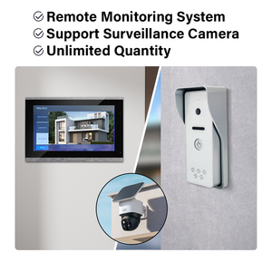 Système IP <span class=keywords><strong>de</strong></span> bonne qualité, moniteur intérieur 10 pouces, étanche IP65, sonnette filaire, application Tuya, WIFI, vidéophone, <span class=keywords><strong>interphone</strong></span> vidéo - Product Image 2