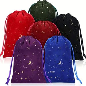 Velvet Drawstring Pouch Portable Dust-proof <b>Bag</b> for Lipsticks Jewelry and <b>Gifts</b> <b>Christmas</b> Candy <b>Bag</b> Customizable China-made - Product Image 5