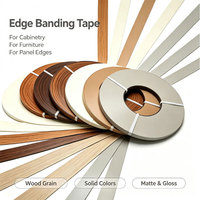 Bande de chant PVC à performance stable, écologique, flexible, largeur et épaisseur personnalisables pour meubles de cuisine, armoires et mobilier en MDF