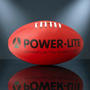 Balón de Fútbol Australiano de Cuero Genuino, Tamaño Oficial 5, Calidad de Partido, Cosido a Mano, Logotipo Personalizado, Balón de Entrenamiento AFL, Venta al Por Mayor OEM - Product Image 1