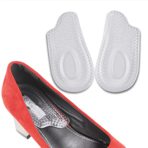 1 Par de Plantillas de Gel de Silicona Suave para Talón, Alivio del Dolor, Soporte para Espolón Calcáneo, Almohadillas para Zapatos, Insertos Cómodos para el Cuidado de los Pies - Product Image 4