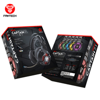 Fantech Shenzhen Hg11 Harga Pabrik Kualitas Tinggi Desain Unggulan Perangkat Lunak Driver Kustom Headset Gaming 7.1 Rgb