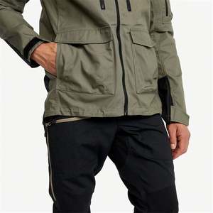 Vêtements pour hommes de haute qualité Personnaliser la marque Color Block Veste d'extérieur imperméable et légère - Product Image 2