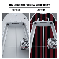 Revêtement de pont de bateau synthétique en teck écologique anti-UV imperméable moderne XYF Marine, vinyle extérieur, faux pont de bateau, feuille de matériau EVA