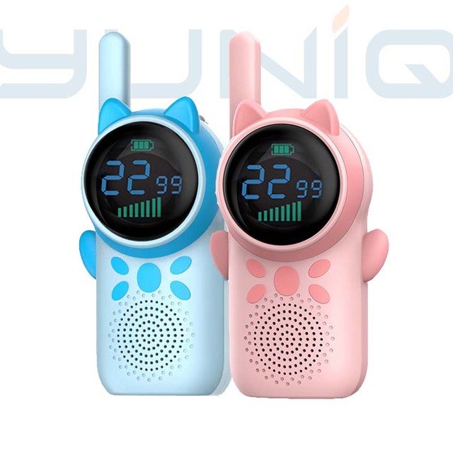 Kids Two Way Walkie Talkie Toy Air Band 3KM Range VHF UHF IP68 Waterproof Outdoor Wireless Communication Device