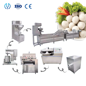 CE Chất lượng cao Tự động protein bóng thịt viên Máy làm fishball beefball vegetableball dây chuyền chế biến - Product Image 1