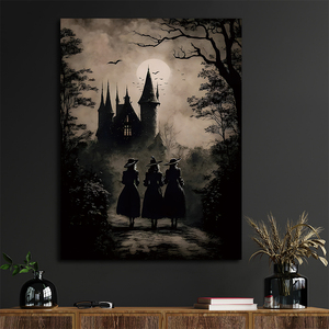 Poster Classico Retrò Gotico HD su Tela Senza Cornice, Stampa Impermeabile di Zucca di Halloween, Decorazione Murale per Casa e Camera da Letto, Idea Regalo - Product Image 6