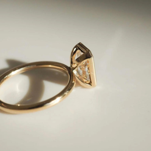 14k 18k oro massiccio Lab cresciuto diamante anello di fidanzamento per gli uomini delle donne Igi Gia certificata 2ct 3ct Vvs laboratorio gioielli con diamanti personalizzati - Product Image 2