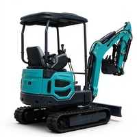 Mini-excavatrice QS18, machine de construction compacte sur chenilles, certifiée EPA CE, équipement hydraulique pour les projets d'agriculture et d'aménagement paysager