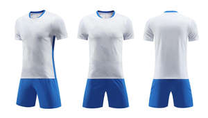 طقم كرة القدم من قمصان تدريب قابلة للتنفس تقنية التسام أفضل الأنماط للفرق طباعة شعار مخصص - Product Image 2