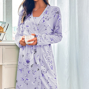 Pyjama une pièce rembourré pour femme, imprimé <span class=keywords><strong>lapin</strong></span> rose, respirant, tricoté, taille élastique, pour les vacances et l'université, <span class=keywords><strong>hiver</strong></span> automne 2026 - Product Image 4